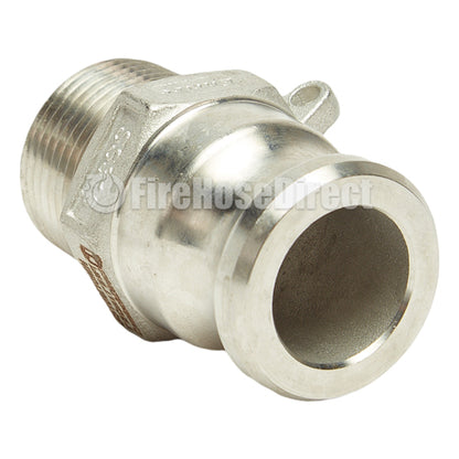 Stainless Steel 1" Camlock Male x 1" NPT Male