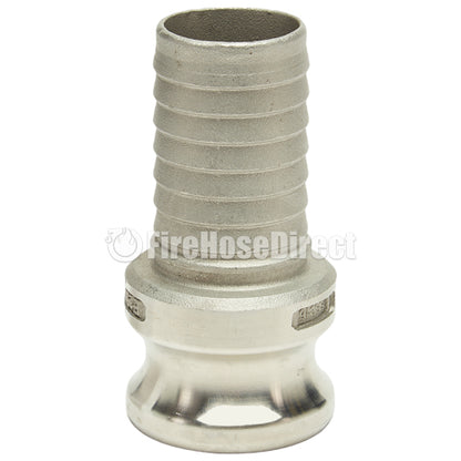 Stainless Steel 1 1/2" Male Camlock to Hose Shank