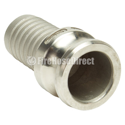 Stainless Steel 1 1/2" Male Camlock to Hose Shank