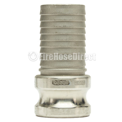 Stainless Steel 2" Male Camlock to Hose Shank