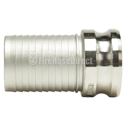 Stainless Steel 3" Camlock Male to Hose Shank