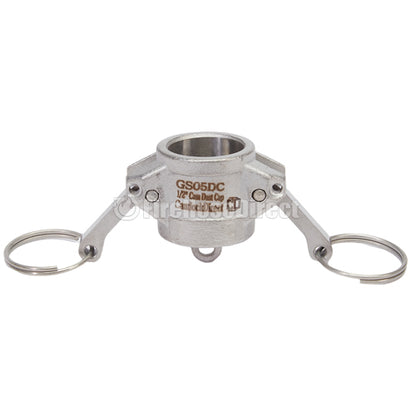 Stainless Steel 1/2" Camlock Female Dust Cap