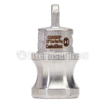 Stainless Steel 1/2" Camlock Male Dust Plug