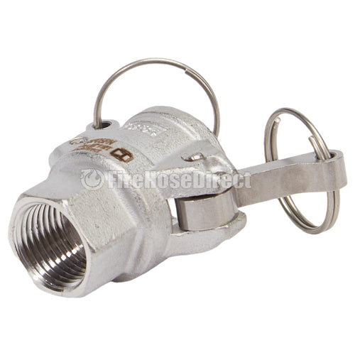 Stainless Steel 1/2" Female Camlock x 1/2" Female NPT