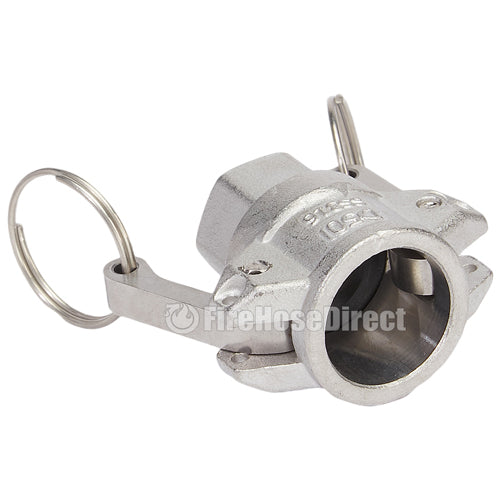 Stainless Steel 1/2" Female Camlock x 1/2" Female NPT