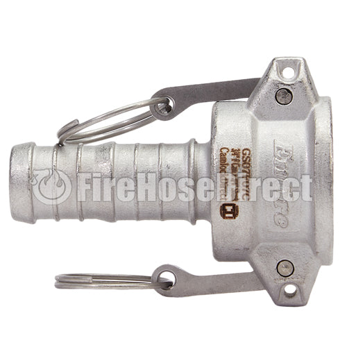 Stainless Steel 3/4" Female Camlock to Hose Shank