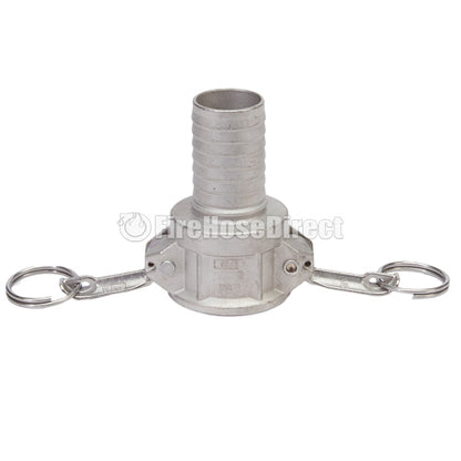 Stainless Steel 1 1/2" Female Camlock to Hose Shank