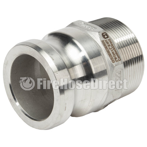 Stainless Steel 2" Camlock Male x 2" NPT Male