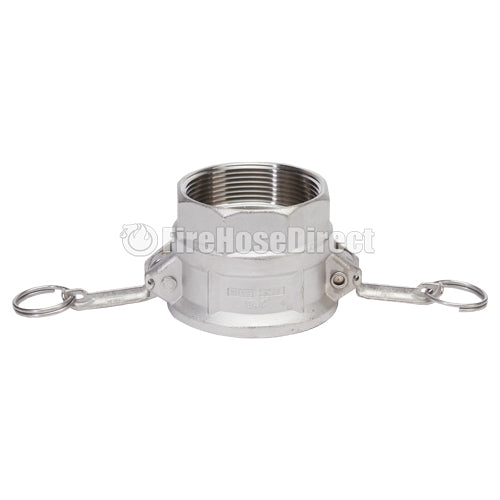 Stainless Steel 3" Female Camlock x 3" Female NPT