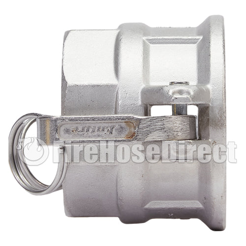 Stainless Steel 3" Female Camlock x 3" Female NPT