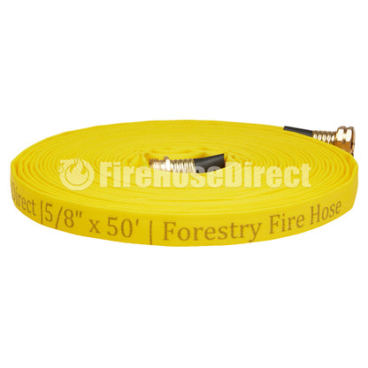 Yellow 5/8" x 50' Forestry Hose