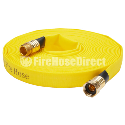 Yellow 3/4" x 50' Forestry Hose