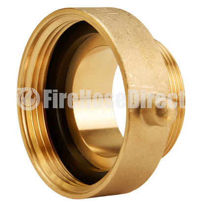 Brass 2 1/2" Female NH to 1 1/2"  Male NPT (Pin Lug)