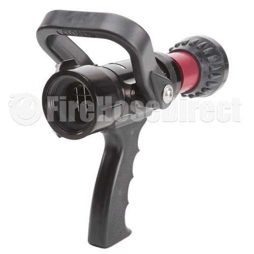 Industrial Aluminum 1 1/2" Pistol Grip Red Fire Nozzle (NPSH)