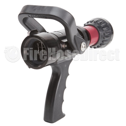 Industrial Aluminum 1 1/2" Pistol Grip Red Fire Nozzle (NH)