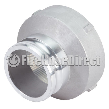 Aluminum 4" Male Camlock x 6" Female NPT