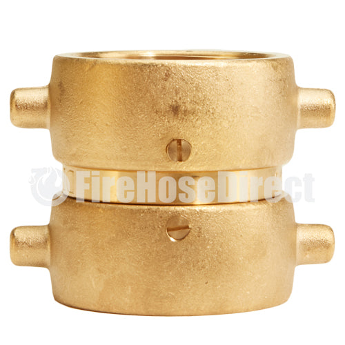 Brass 1 1/2" Swivel NPSH to 1 1/2" Swivel NPSH Double Female