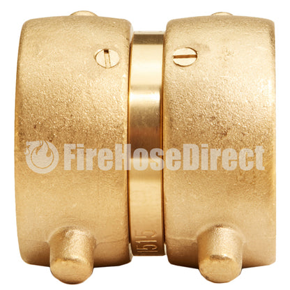 Brass 1 1/2" Swivel NPSH to 1 1/2" Swivel NPSH Double Female