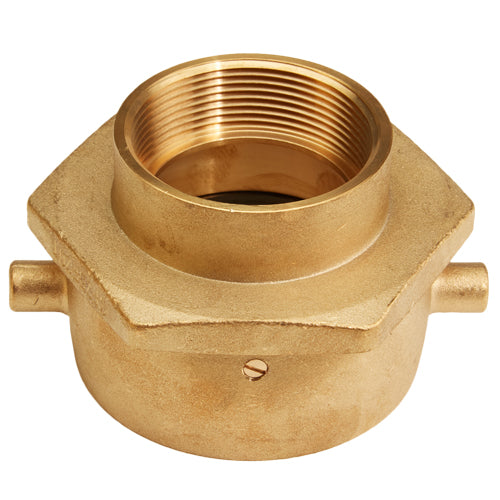 Brass 2 1/2" Swivel NH to 2" Rigid NPT Double Female