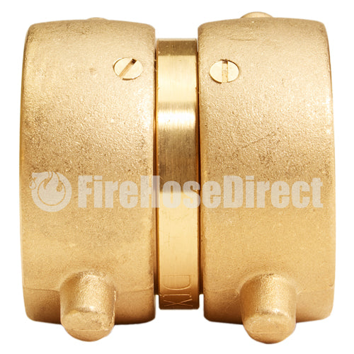 Brass 1 1/2" Swivel NH to 1 1/2" Swivel NH Double Female