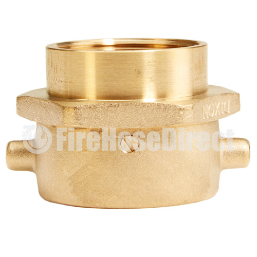 Brass 1 1/2" Swivel NH to 1 1/2" Rigid NPT Double Female