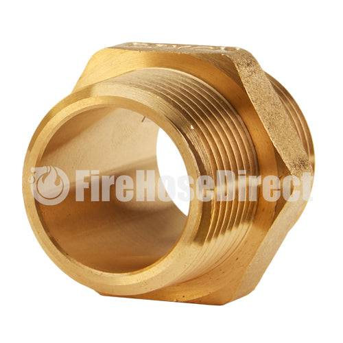 Brass 1" NPSH to 1" NPT Double Male (Hex)