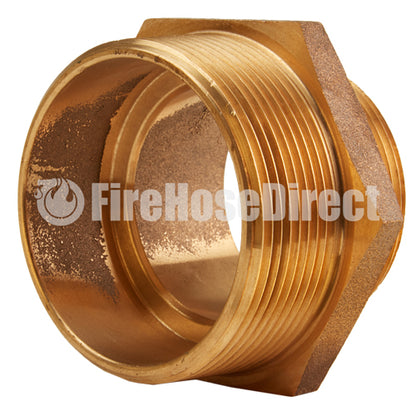 Brass 3" NPT to 2 1/2" NPT Double Male (Hex)