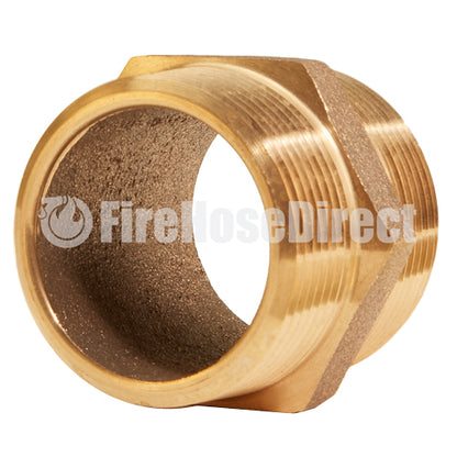 Brass 1 1/2" NPT to 1 1/2" NPT Double Male (Hex)