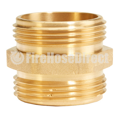 Brass 1 1/2" NH to 1 1/2" NH Double Male (Hex)