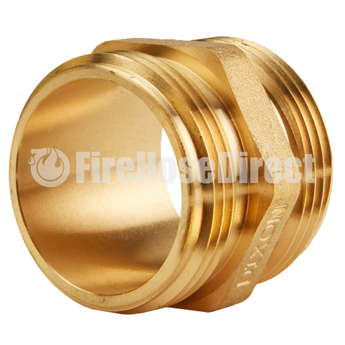 Brass 1 1/2" NH to 1 1/2" NH Double Male (Hex)