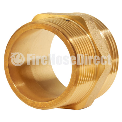 Brass 1 1/2" NH to 1 1/2" NPT Double Male (Hex)