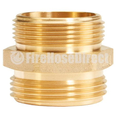 Brass 1 1/2" NH to 1 1/2" NPSH Double Male (Hex)