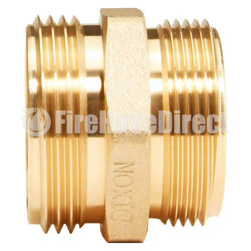 Brass 1 1/2" NH to 1 1/2" NPSH Double Male (Hex)