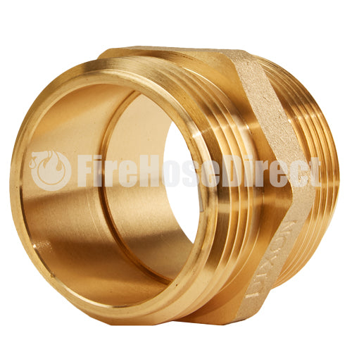 Brass 1 1/2" NH to 1 1/2" NPSH Double Male (Hex)