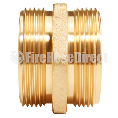 Brass 2 1/2" NH to 2 1/2" NH Double Male (Hex)