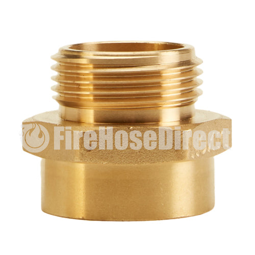 Brass 1" Female NPT to 1" Male NPSH (Hex)