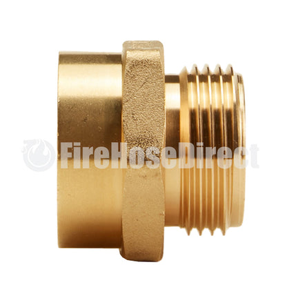 Brass 1" Female NPT to 1" Male NPSH (Hex)