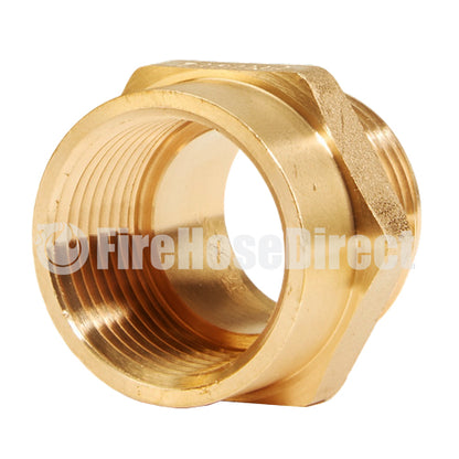 Brass 1" Female NPT to 1" Male NPSH (Hex)