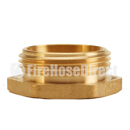 Brass 1" Female NPT to 1 1/2" Male NH (Hex)