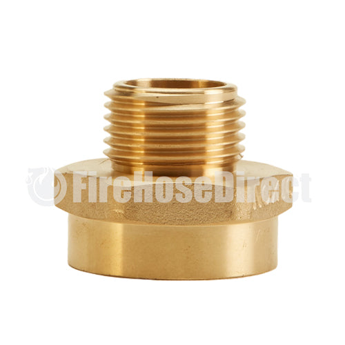 Brass 1" Female NPSH to Male GHT (Hex)