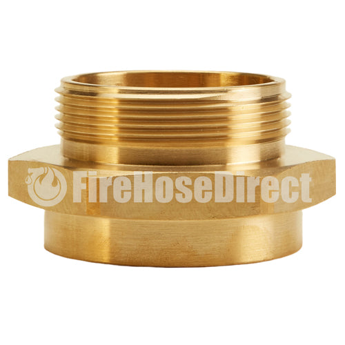 Brass 2" Female NPT to 2" Male NPSH (Hex)