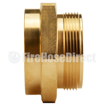 Brass 2" Female NPT to 2" Male NPSH (Hex)