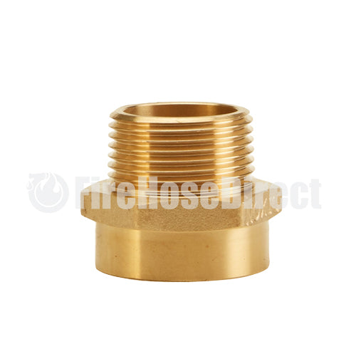 Brass 1" Female NH to 1" Male NPT (Hex)