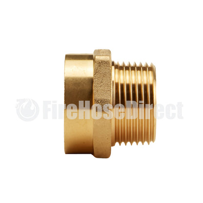 Brass 1" Female NH to 1" Male NPT (Hex)