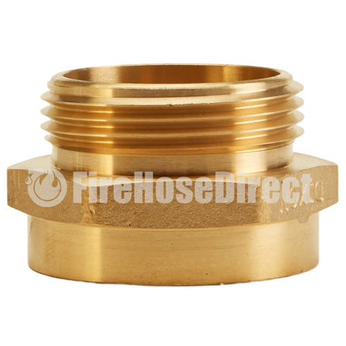 Brass 1 1/2" Female NPSH to 1 1/2" Male NH / NST (Hex)