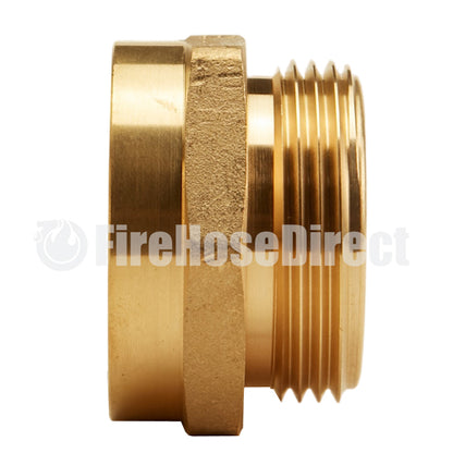 Brass 1 1/2" Female NPSH to 1 1/2" Male NH / NST (Hex)