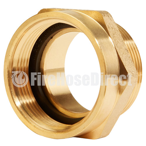 Brass 1 1/2" Female NPSH to 1 1/2" Male NPT (Hex)