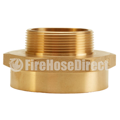 Brass 2 1/2" Female NH / NST to 2" Male NPT (Hex)