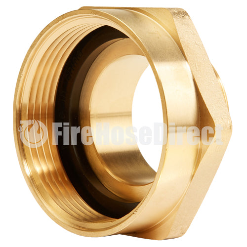 Brass 2 1/2" Female NH / NST to 2" Male NPT (Hex)