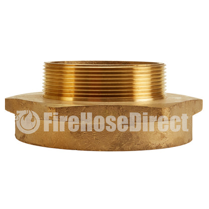 Brass 4 1/2" Female NH to 4" Male NPT (Hex)